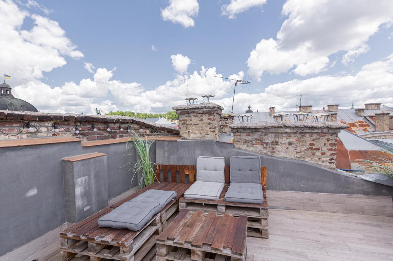 З Оглядовою Терасою На Львів Вулиця Свободи 35 Exterior photo