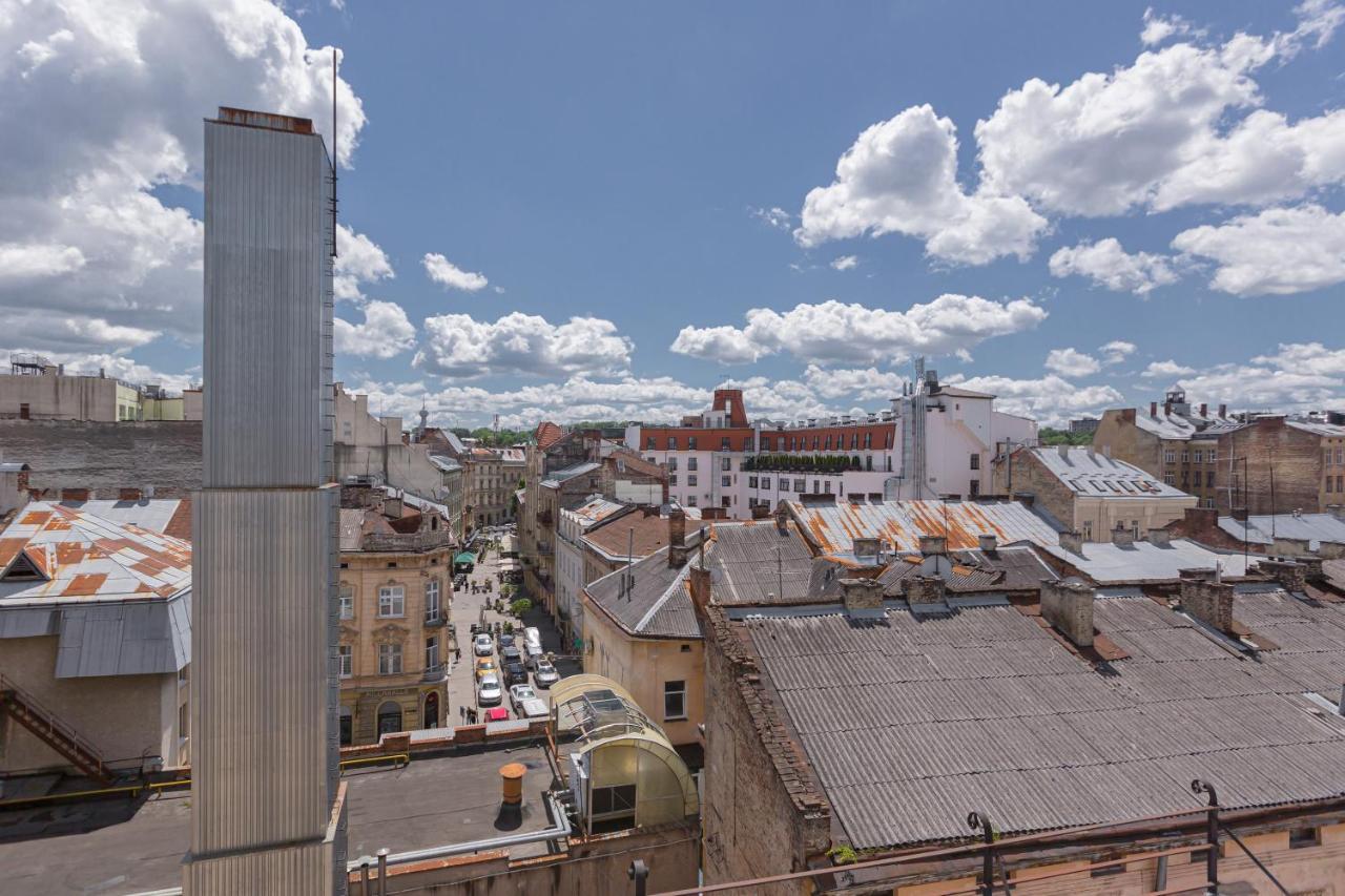 З Оглядовою Терасою На Львів Вулиця Свободи 35 Exterior photo