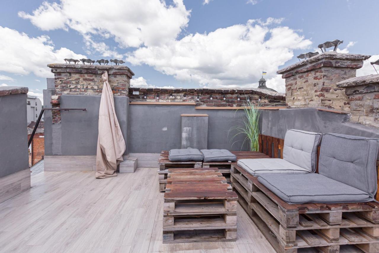 З Оглядовою Терасою На Львів Вулиця Свободи 35 Exterior photo