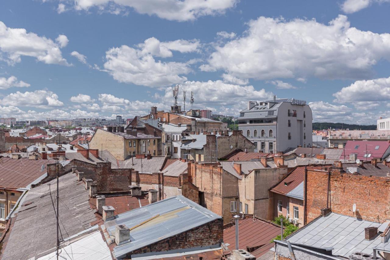 З Оглядовою Терасою На Львів Вулиця Свободи 35 Exterior photo